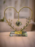 Heart Shaped Design with Crystal Ball