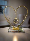 Heart Shaped Design with Crystal Ball