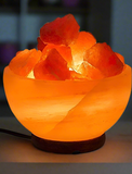 Fire Bowl Shape in 7 Colors Light Changing USB Himalayan Salt Lamp