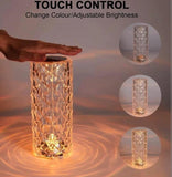 LED Crystal Lamp RGB Touch