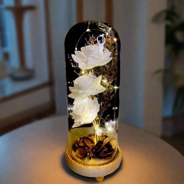 LED Flowers Mirror Cage