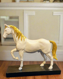 White Resin Horse Showpiece