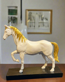 White Resin Horse Showpiece