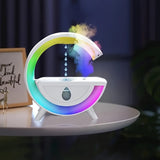 600ml Anti-Gravity Cool Mist Humidifier With Clock &amp; Aroma Diffuser