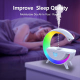 600ml Anti-Gravity Cool Mist Humidifier With Clock &amp; Aroma Diffuser