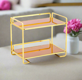 2 Tier Gold Multi-Purpose Tray