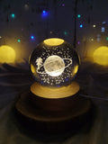 USB LED Night Light Galaxy Crystal Ball