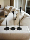 3 Ps Black Candle Holder