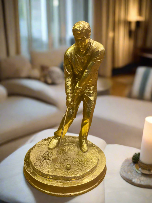 Exquisite Golfer Statue