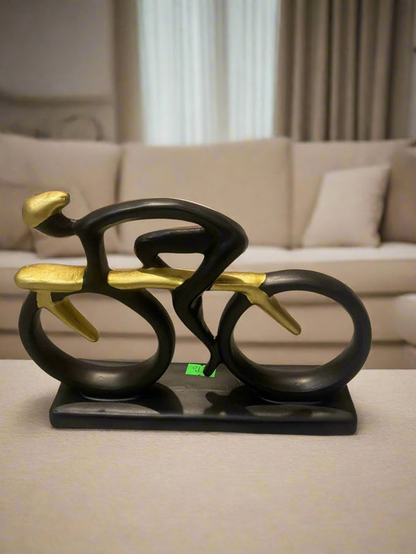 Cycle Racing Resin Sculpture