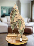 Luxury Leaf Table Decor Pair