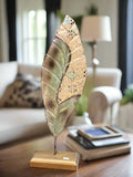 Luxury Leaf Table Decor Pair