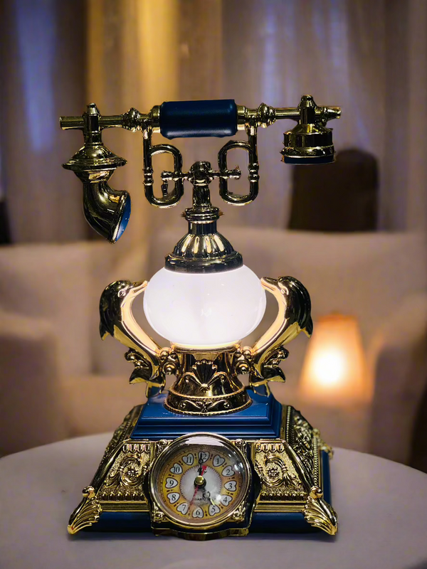 Table Lamp & Clock