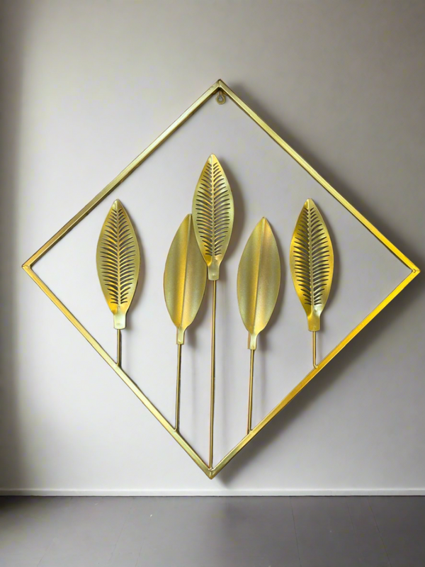 Metallic Leaf Wall Décor