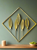 Metallic Leaf Wall Décor