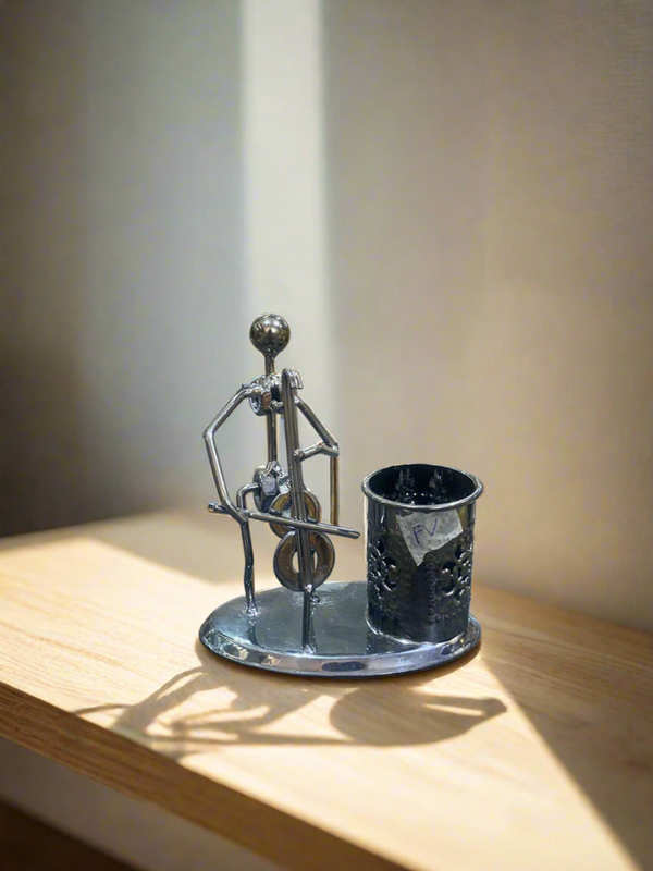 Decorative Metal Pencil Holder