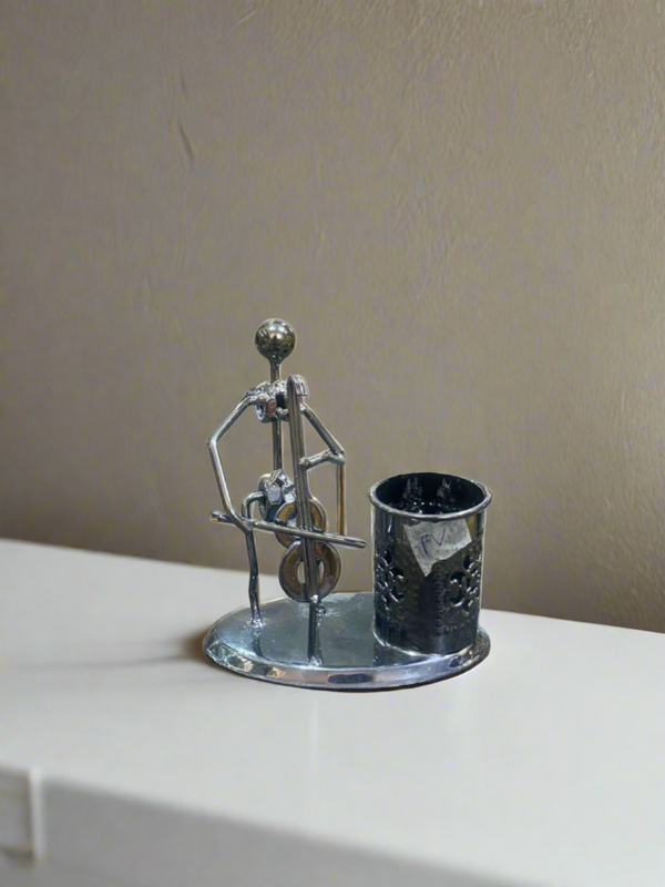 Decorative Metal Pencil Holder