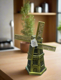 Metal Holland Windmill Model