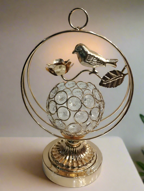 Gold Bird Candle Holder