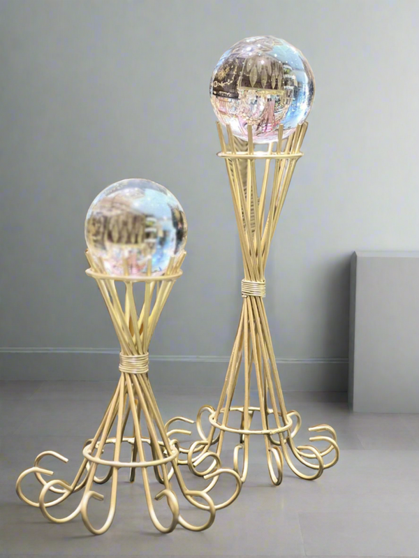 Luxury Decorative Crystal Ball Stand