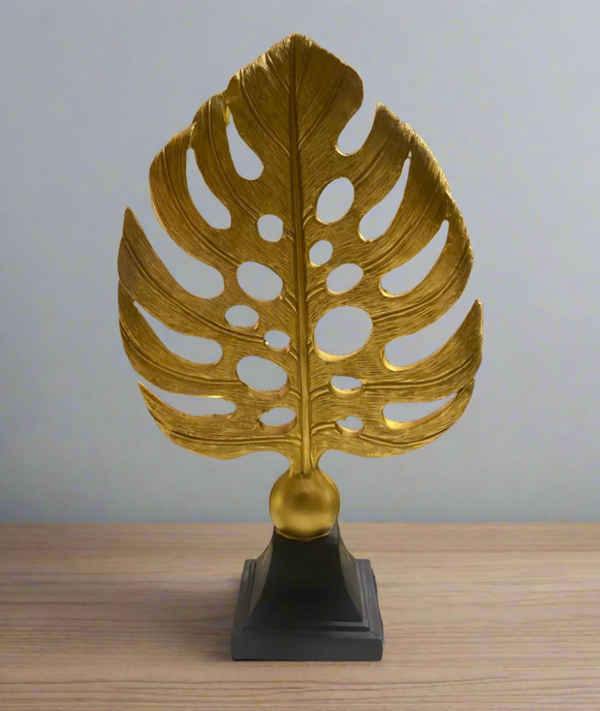 Resin Leaf Figurine Sculpture