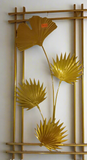 Luxury Gold Metal Wall Hanging