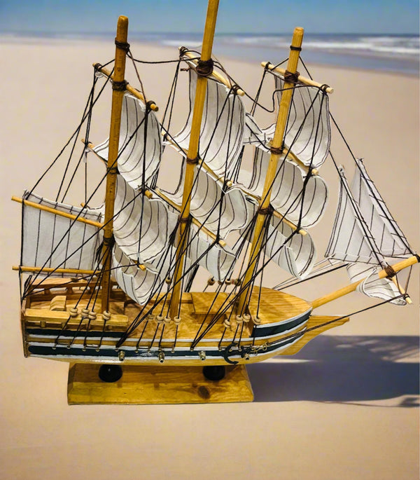 Wooden Sailing Boat