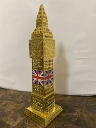 Gold Plated Big Ben Clock Tower