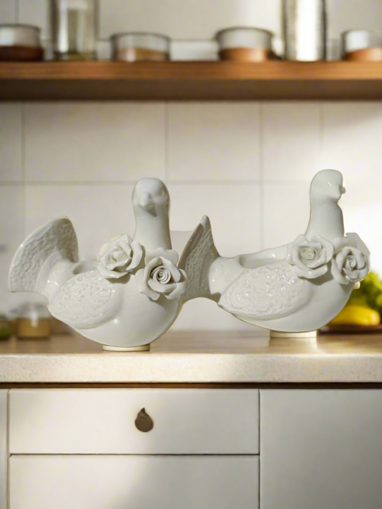 Ceramic Pigeon Decor