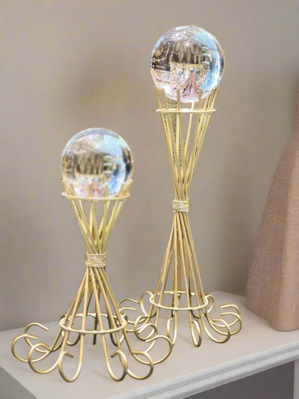 Luxury Decorative Crystal Ball Stand