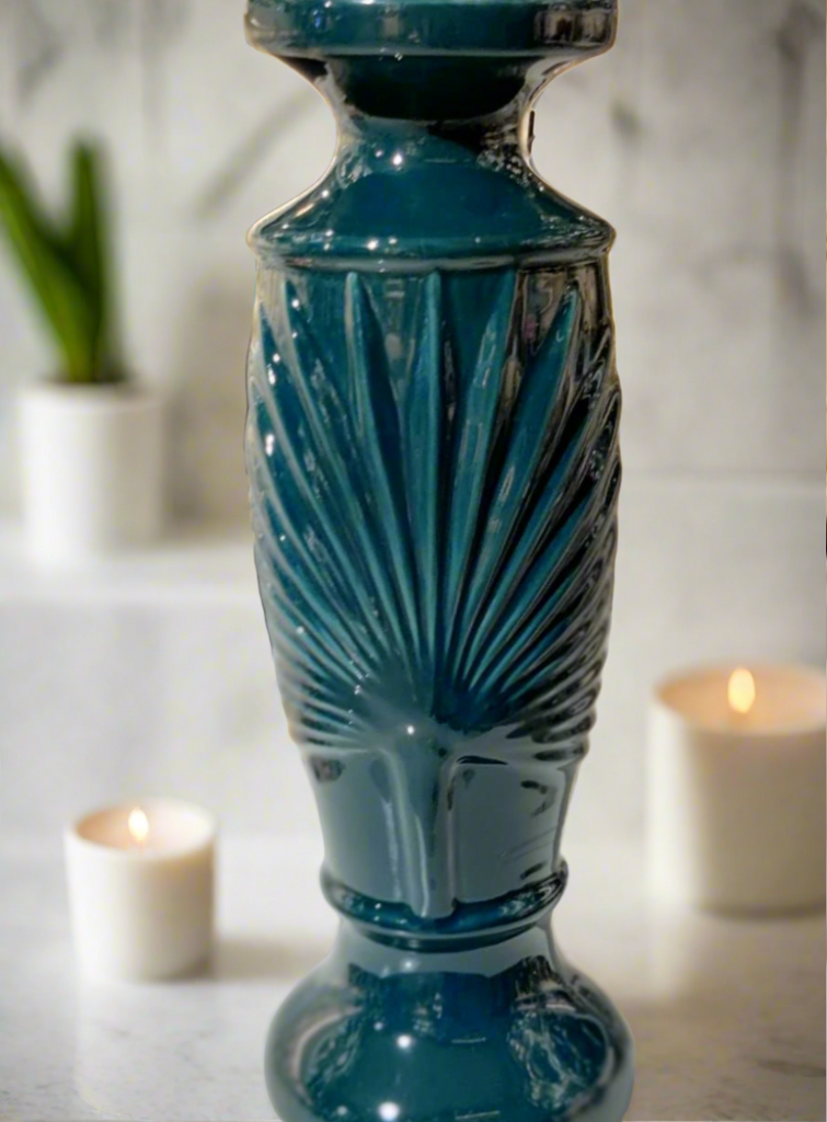 Ceramic Peacock Vase